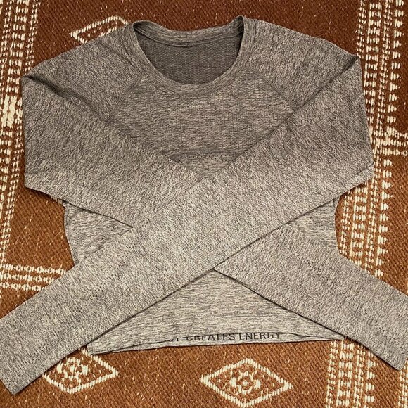 Lululemon Swiftly Tech Cropped Long-Sleeve Shirt 2.0 - Picture 1 of 6